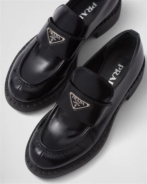 prada leather loafers review